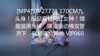 [MP4]STP27773 170CM九头身！极品身材网红女神！情趣装黑丝袜，跳蛋振动棒双管齐下，猛捅骚穴呻吟 VIP0600