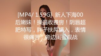 [MP4/ 1.59G]  新人下海00后嫩妹！操逼收费房！阴唇超肥特写，胖子扶屌插入，表情很痛苦，旁边闺蜜观战