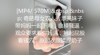 [MP4/ 570M]&nbsp;&nbsp; 奇葩母女双人秀漂亮妹子带妈妈一起下海，自摸骚逼，观众要求看你妈逼，翘起屁股看骚穴，撩起衣服揉捏奶子