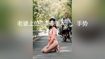 老婆上位，T裤插入。。手势验证