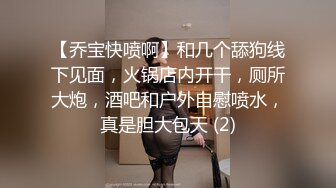 【乔宝快喷啊】和几个舔狗线下见面，火锅店内开干，厕所大炮，酒吧和户外自慰喷水，真是胆大包天 (2)