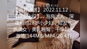 【新片速遞】 2022.11.12，【段友出征】，泡良达人，深夜相约28岁小少妇，短发气质美女，美乳翘臀，干柴烈火激情[144MB/MP4/20:43]