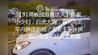 【91蒂教授泡良达人】良家小少妇，白虎大胸，看完电影车内撩拨啪啪，无套干多汁嫩穴，偷拍角度刁钻真实刺激