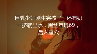 巨乳少妇刚生完孩子，还有奶一挤就出水，黑丝互玩69，后入騒穴