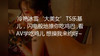 冷艳冰雪‘大美女’TS乐基儿，闪电般地撩你吃鸡巴 ,看AV学吃鸡儿 想操我来约呀~ 