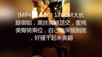 [MP4/ 1.18G] 170CM大长腿御姐，黑丝美腿足交，蜜桃美臀骑乘位，自己动深插到底，好骚干起来爽翻