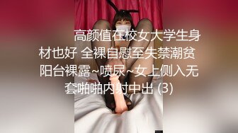 ❤️❤️高颜值在校女大学生身材也好 全裸自慰至失禁潮贫 阳台裸露~喷尿~女上侧入无套啪啪内射中出 (3)