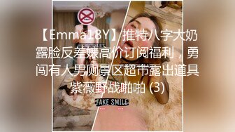 【Emma18Y】推特八字大奶露脸反差婊高价订阅福利，勇闯有人男厕景区超市露出道具紫薇野战啪啪 (3)